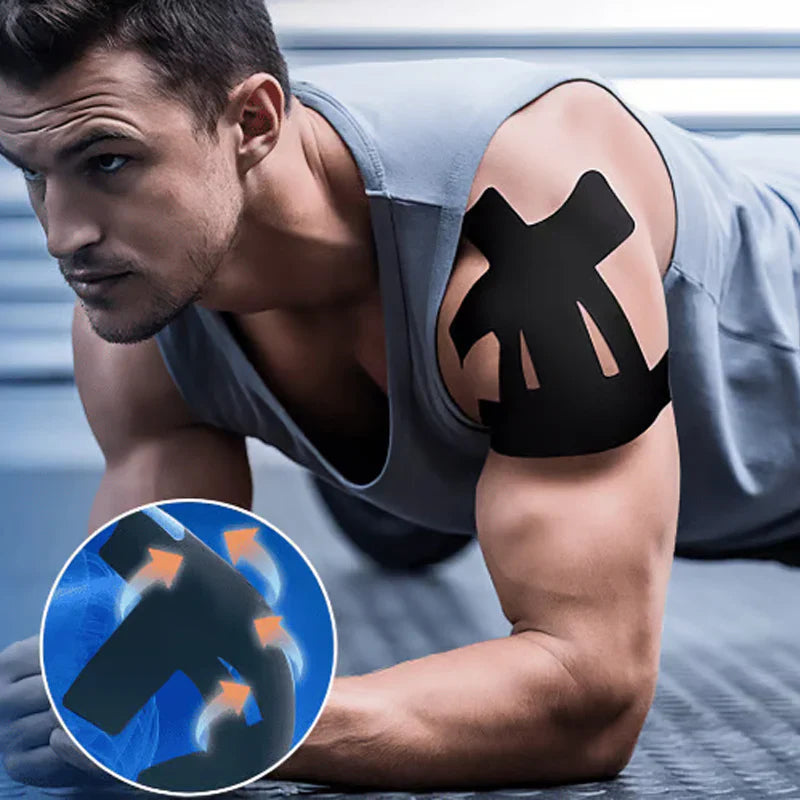 Ready-to-Use Shoulder Kinesiology Tape for Pain & Support