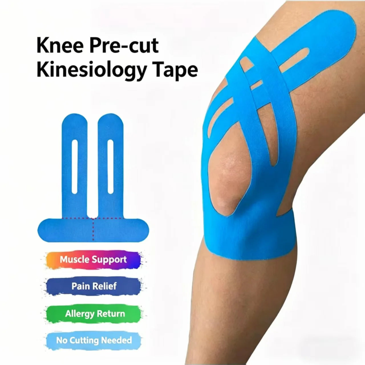 Ready-to-Use Shoulder Kinesiology Tape for Pain & Support