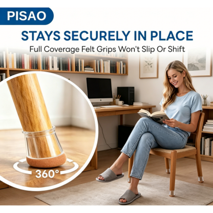 PISAO 24-piece chair leg floor protector
