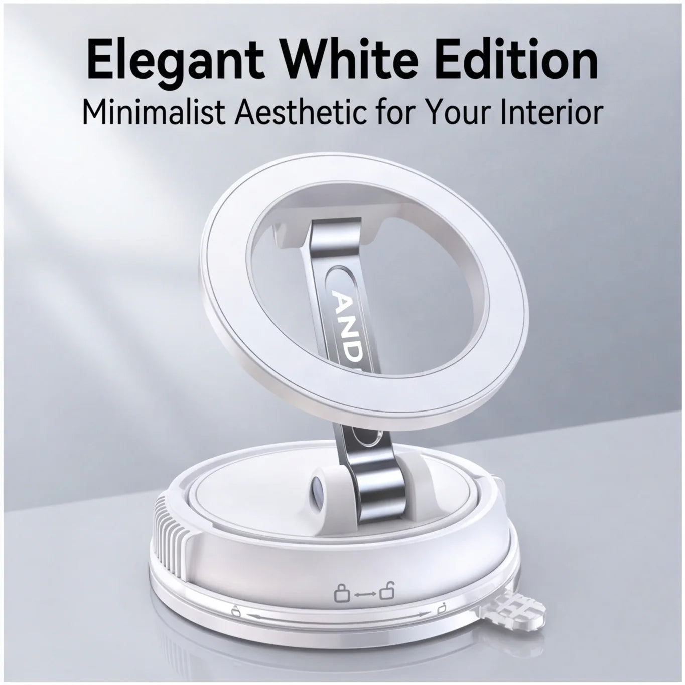ANDERY MagSafe-Dedicated Car Phone Mount [Ultra-Strong Suction]