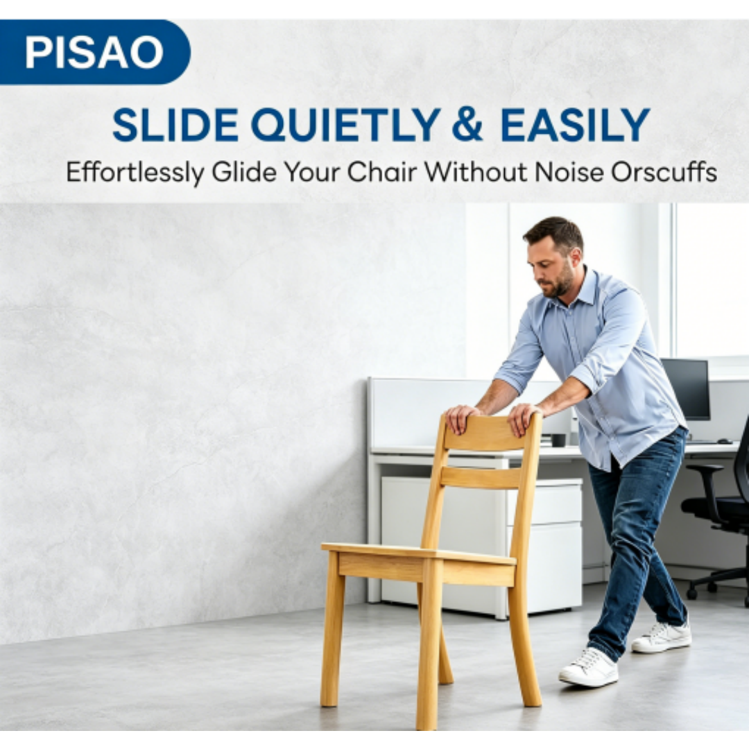 PISAO 24-piece chair leg floor protector