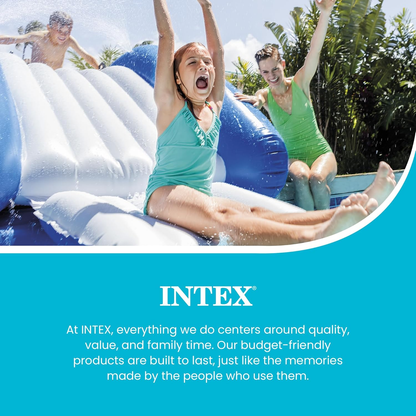 Inflatable Water Slide Pool with Built-In Sprinklers | Kids & Adult Splash Play Center